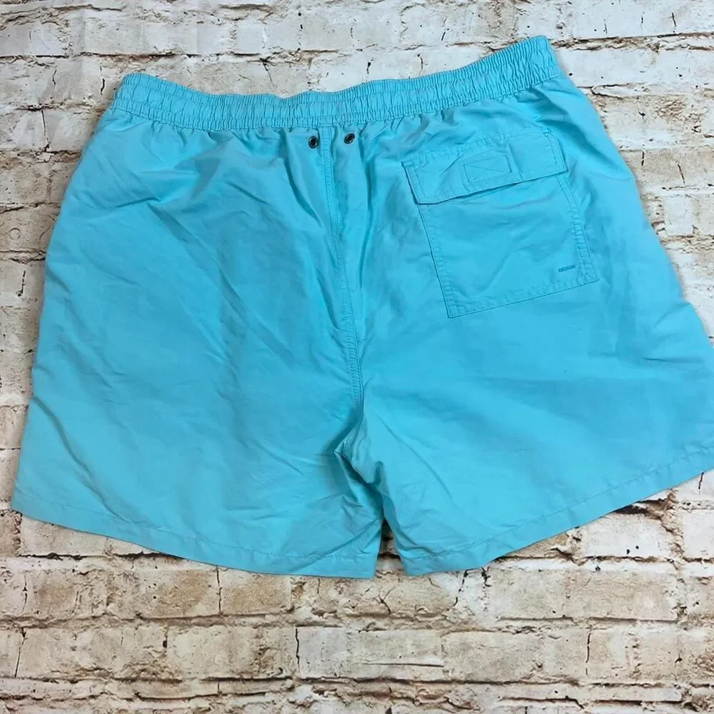 Polo Ralph Lauren Men's Blue and Green Swim Trunks